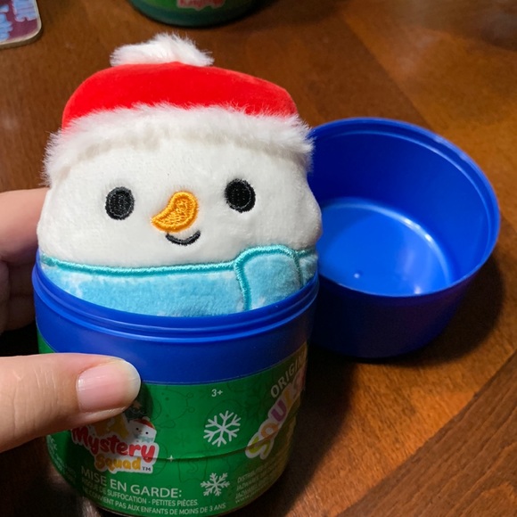 4" Manny the snowman Squishmallow Christmas Mystery Capsule BNWT - Picture 1 of 3